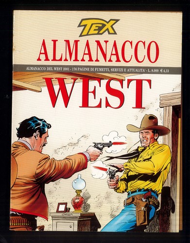 Tex almanacco del west 2001 - tex,